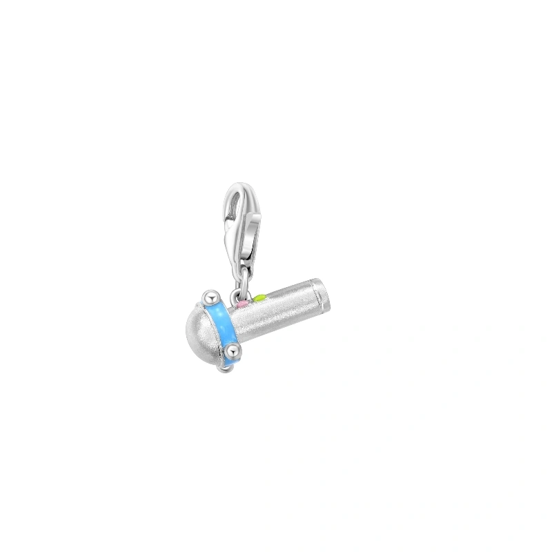 Small Light 925 Sterling Silver Charm