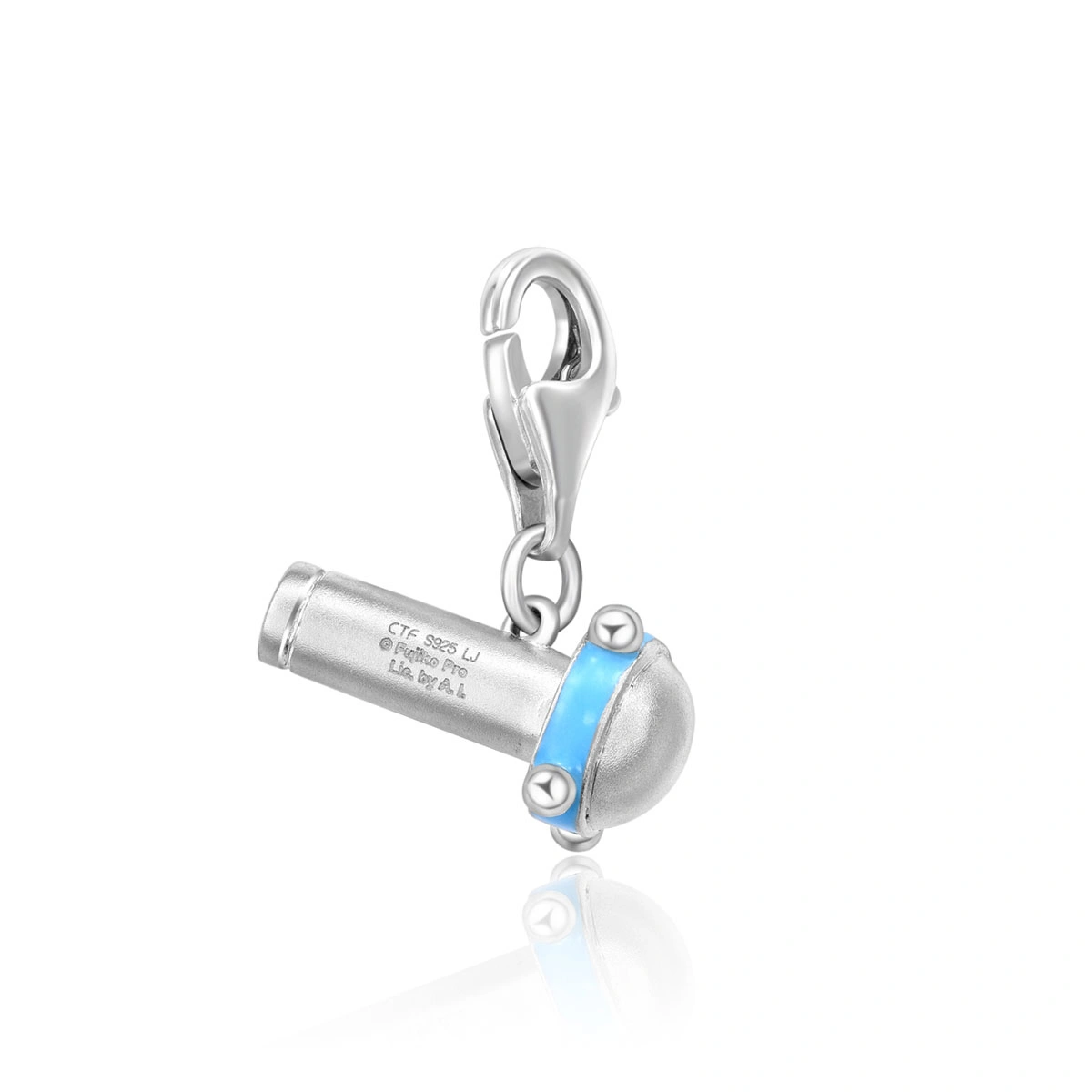 Small Light 925 Sterling Silver Charm