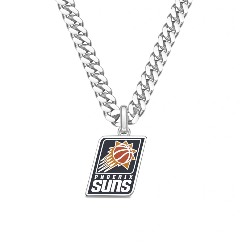 費尼克斯太陽隊PHOENIX SUNS 925銀頸鏈