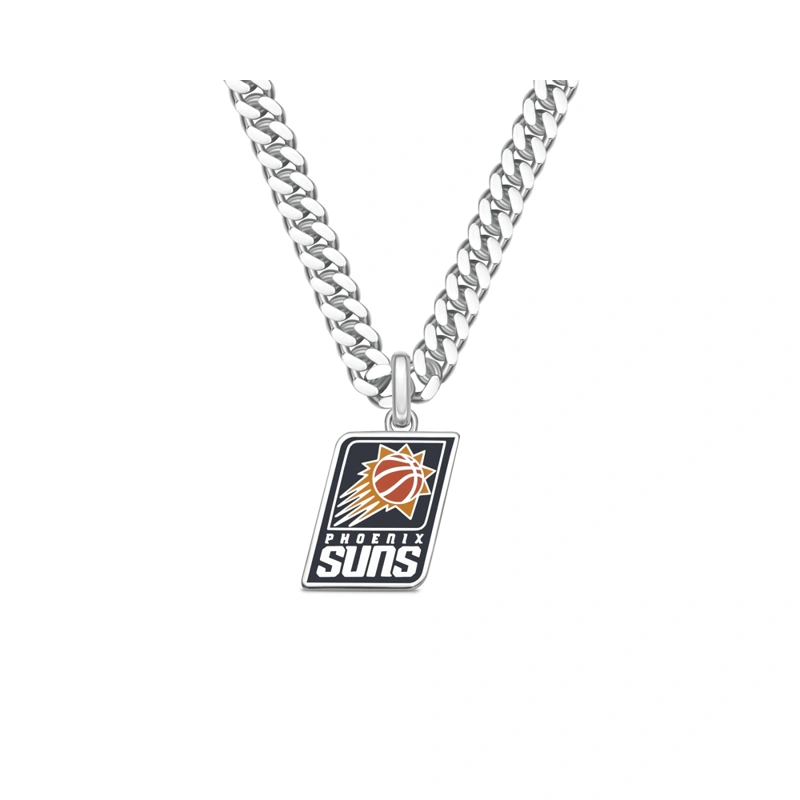 費尼克斯太陽隊PHOENIX SUNS 925銀頸鏈
