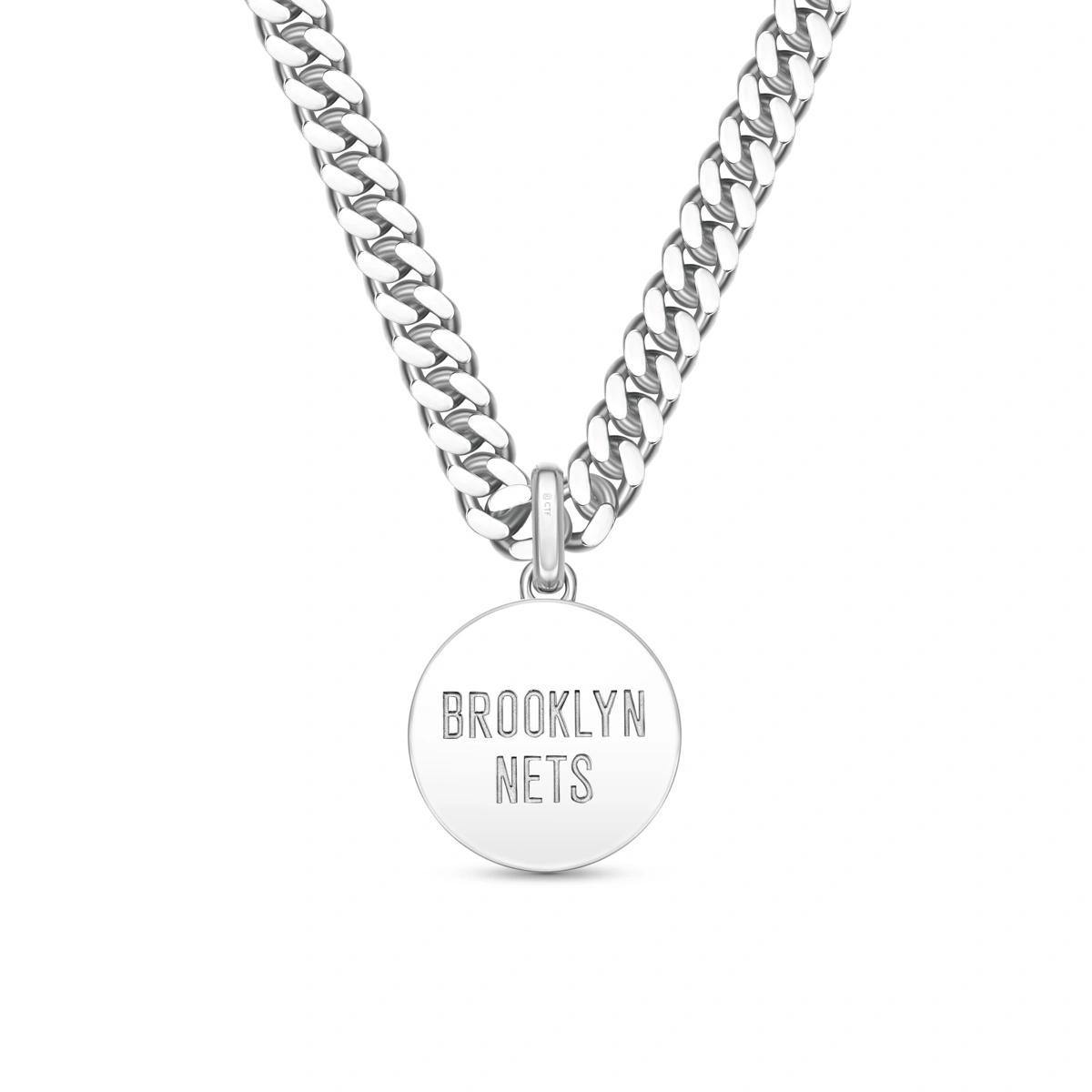 布魯克林籃網隊BROOKLYN NETS 925銀頸鏈