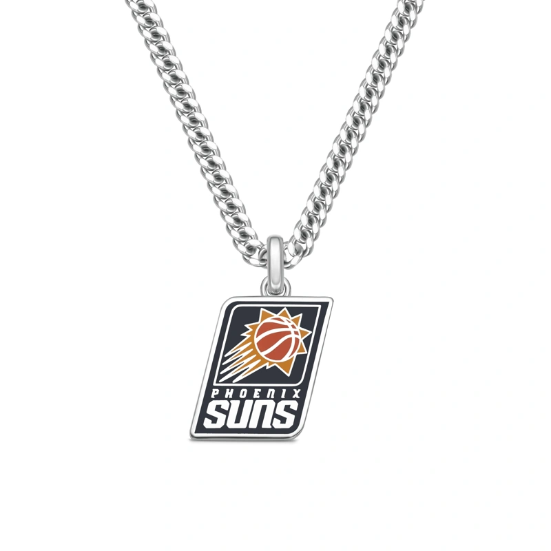 費尼克斯太陽隊PHOENIX SUNS 925銀頸鏈
