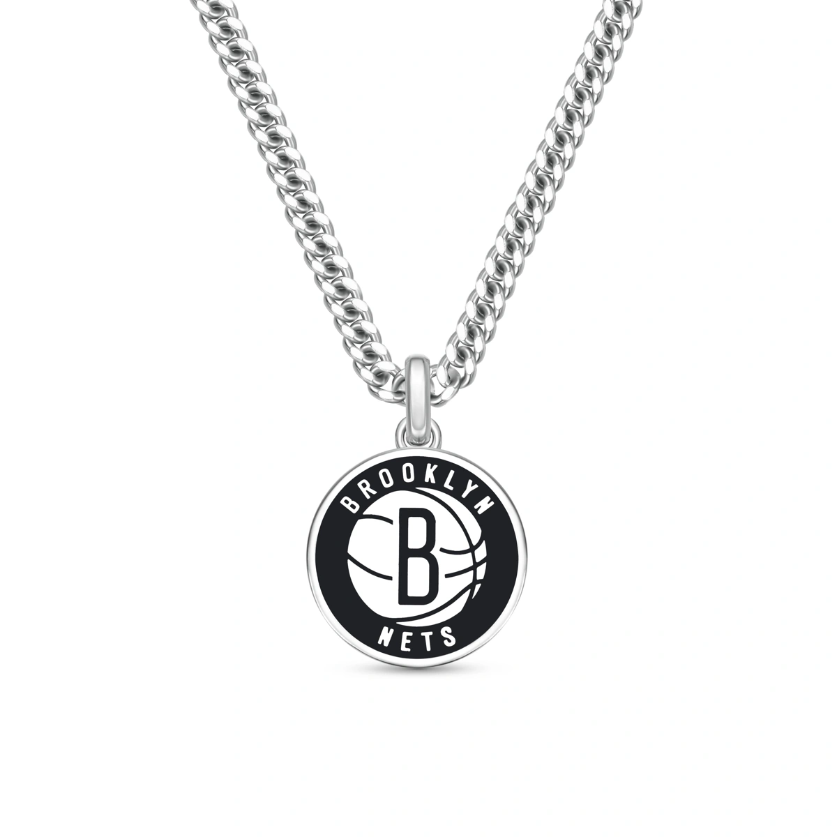 BROOKLYN NETS 925 Sterling Silver necklace