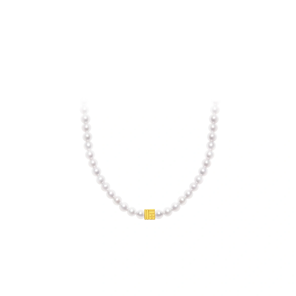 999足金淡水養殖珍珠頸鏈