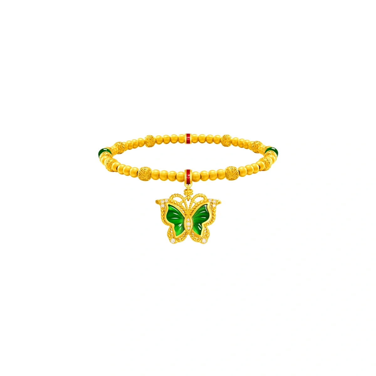 999 Gold jade bracelet
