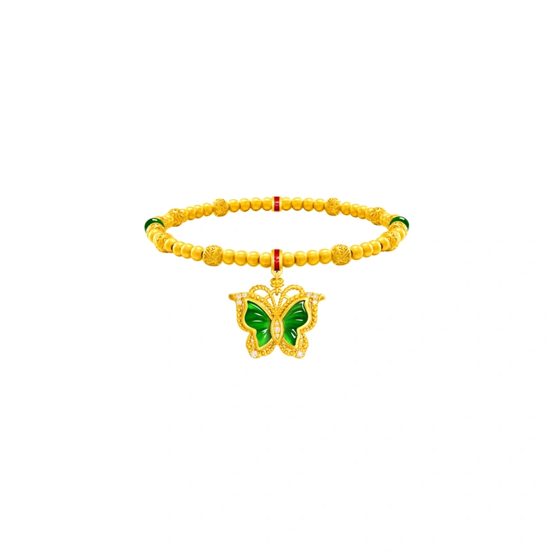 999 Gold jade bracelet