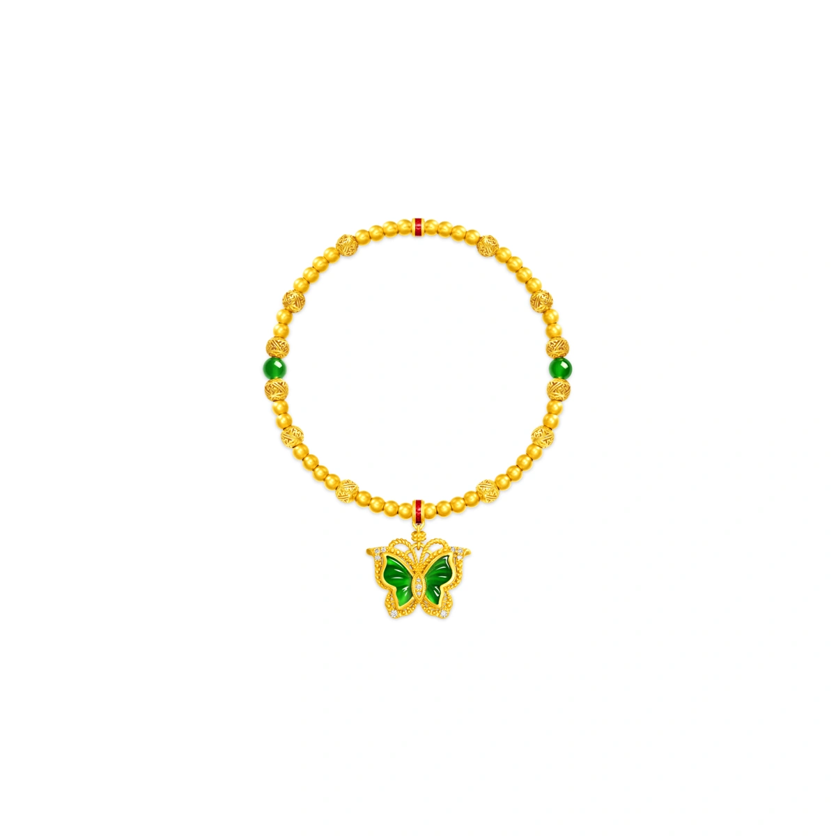999 Gold jade bracelet