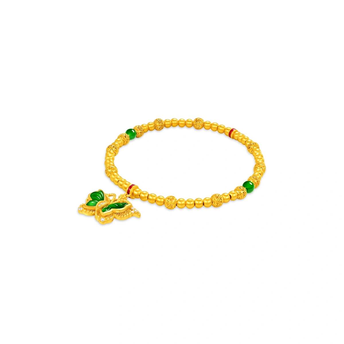 999 Gold jade bracelet
