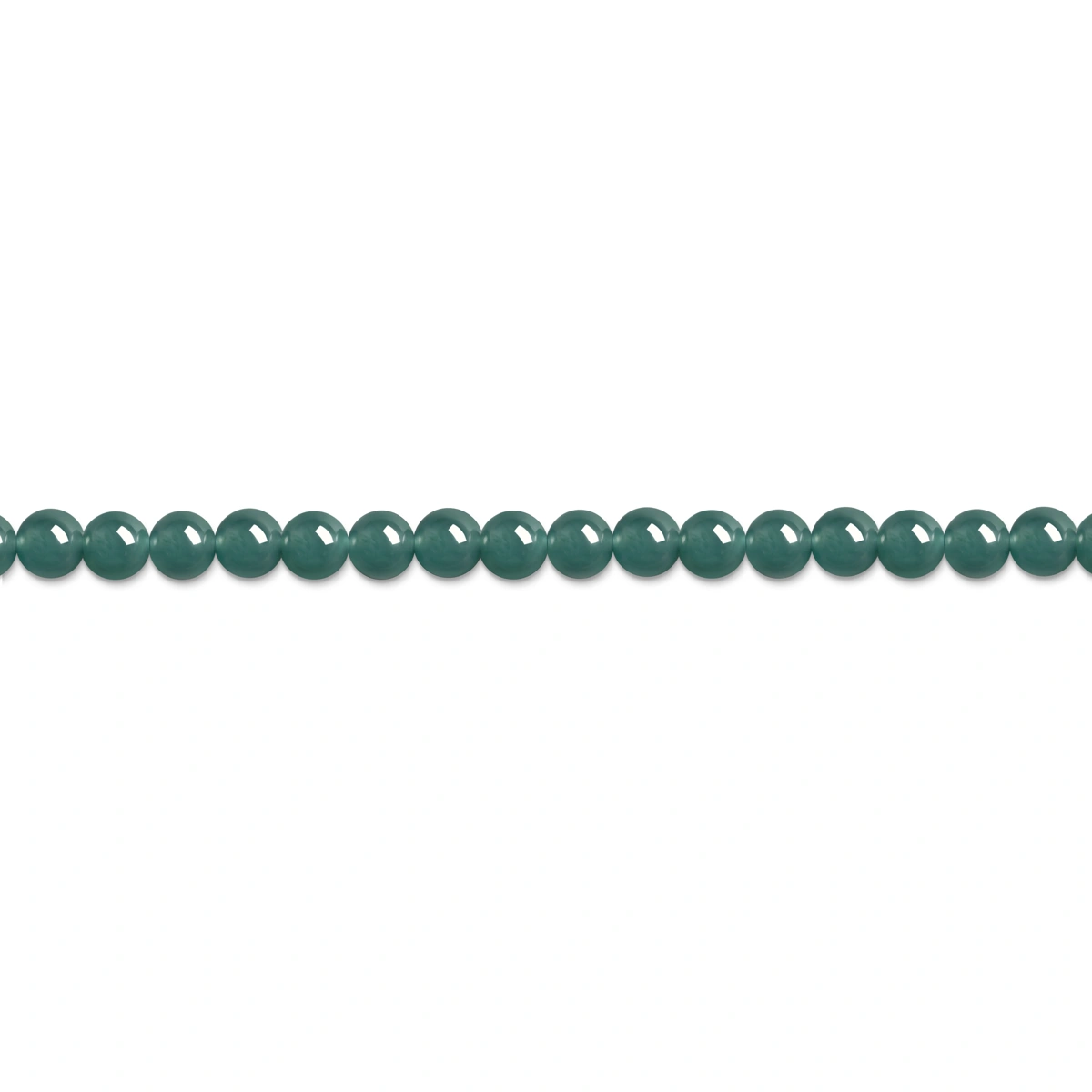 990 Gold jade beaded necklace