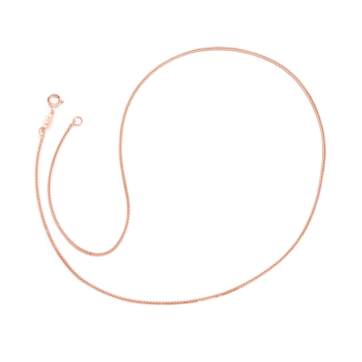 18K/750 Rose Gold Spiga Chain necklace