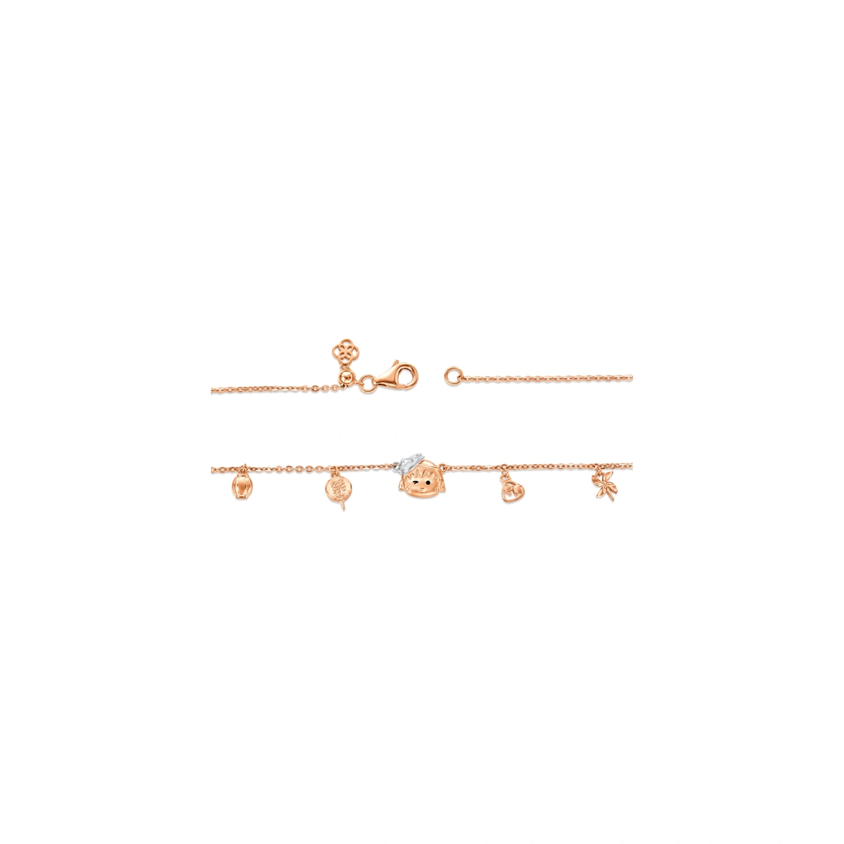 Yukata Collection - Maruko 18K/750 White-Rose Gold bracelet