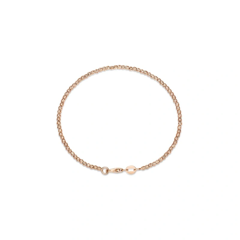 18K/750玫瑰色黃金手鐲