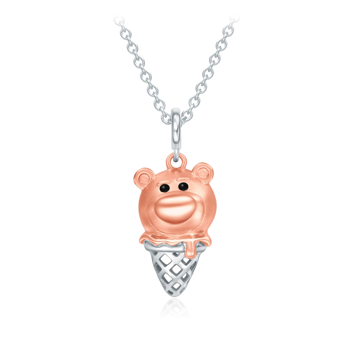 Ice-Cream Collection - Lotso 18K/750 White-Rose Gold pendant