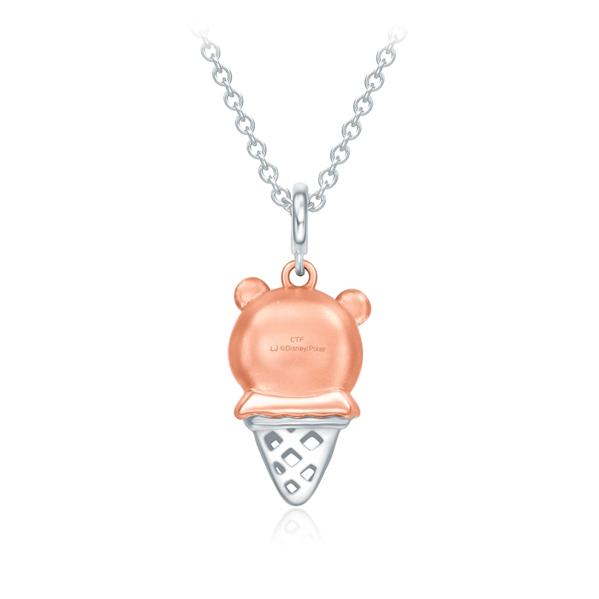 Ice-Cream Collection - Lotso 18K/750 White-Rose Gold pendant