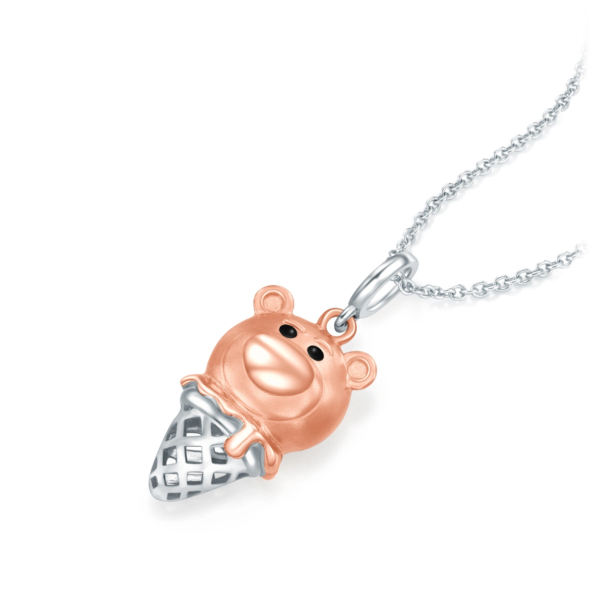 Ice-Cream Collection - Lotso 18K/750 White-Rose Gold pendant
