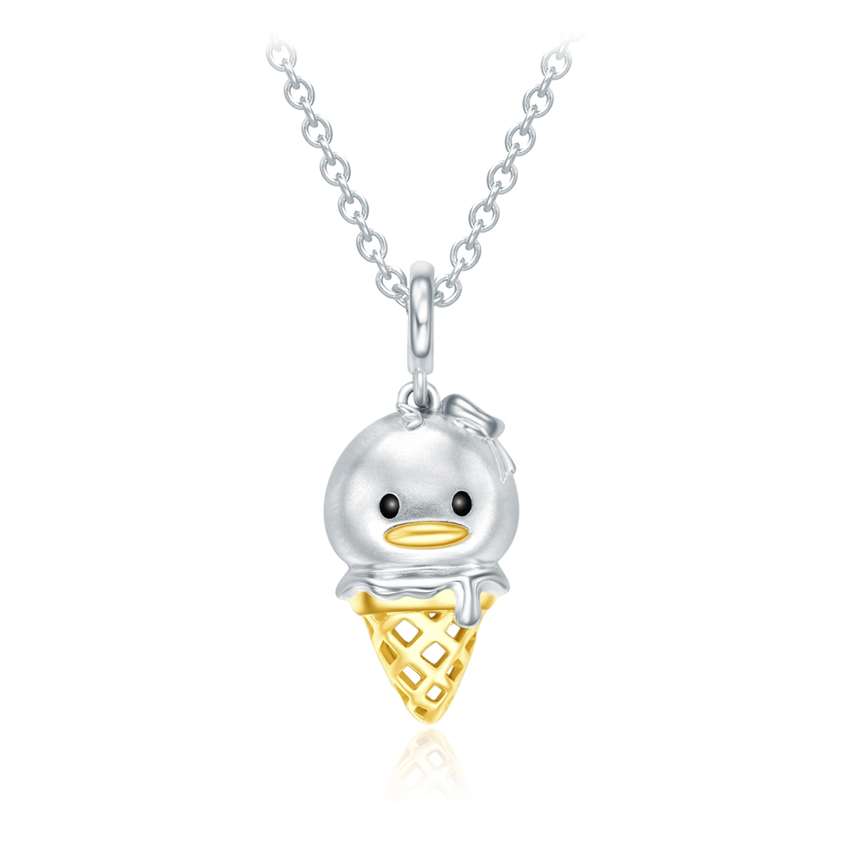 Ice-Cream Collection - Donald Duck 18K/750 Yellow-White Gold pendant
