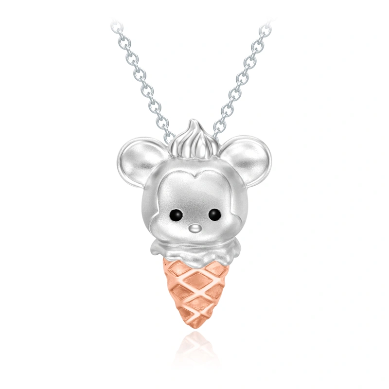 Ice-Cream Collection - Mickey Mouse 18K/750 White-Rose Gold pendant