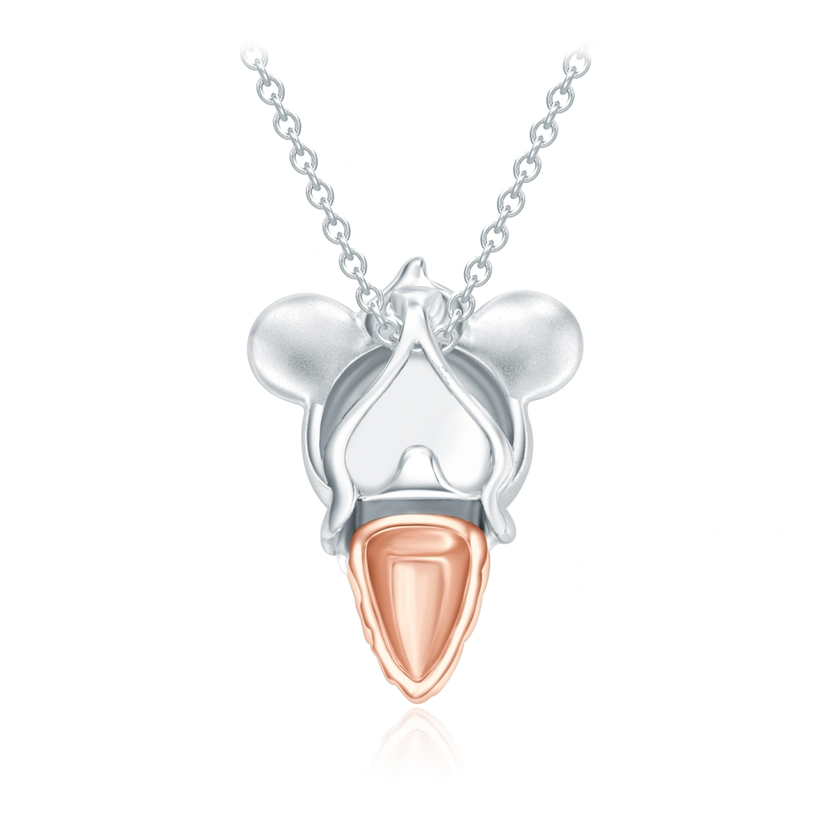 Ice-Cream Collection - Mickey Mouse 18K/750 White-Rose Gold pendant