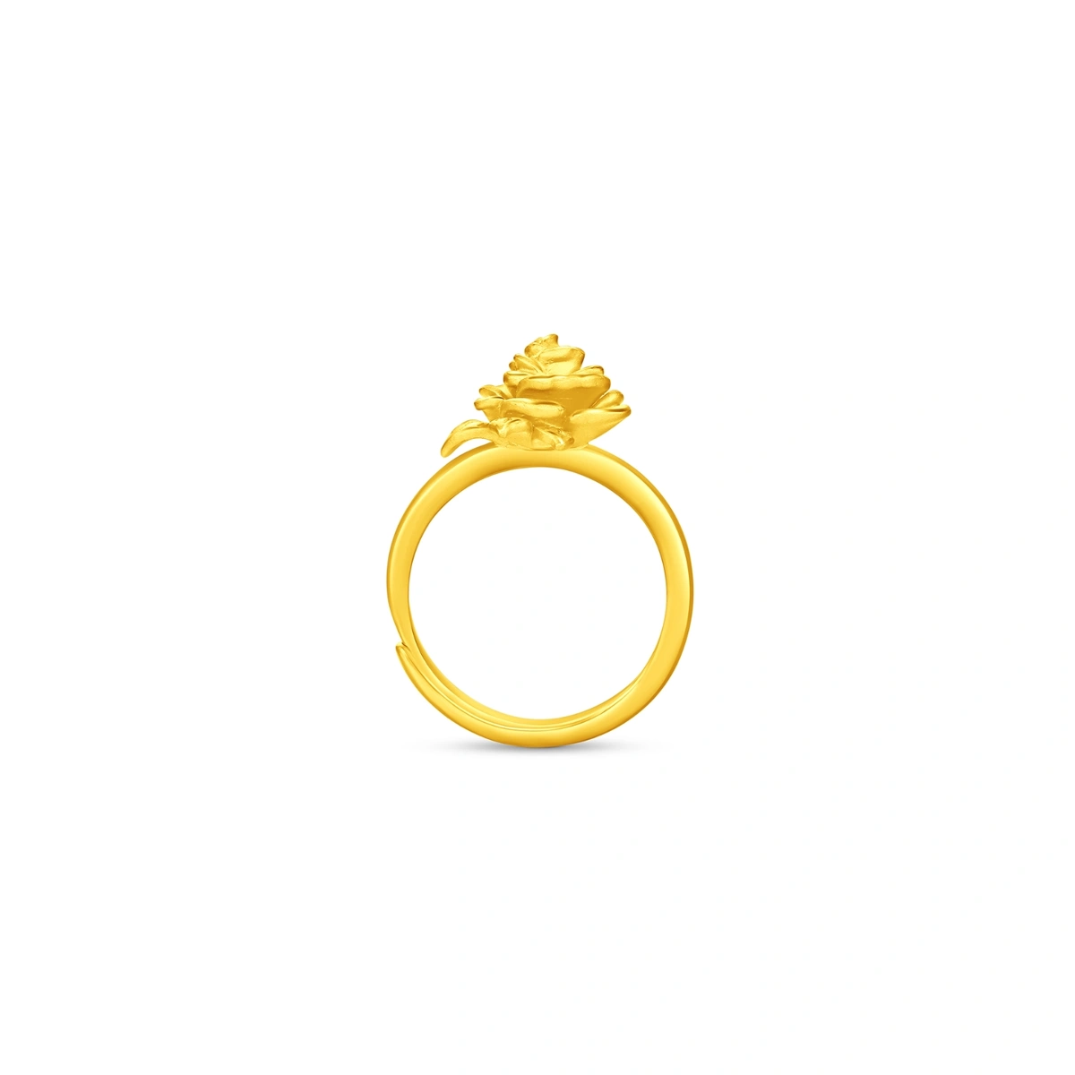 Vintage Rose 999.9 Gold ring