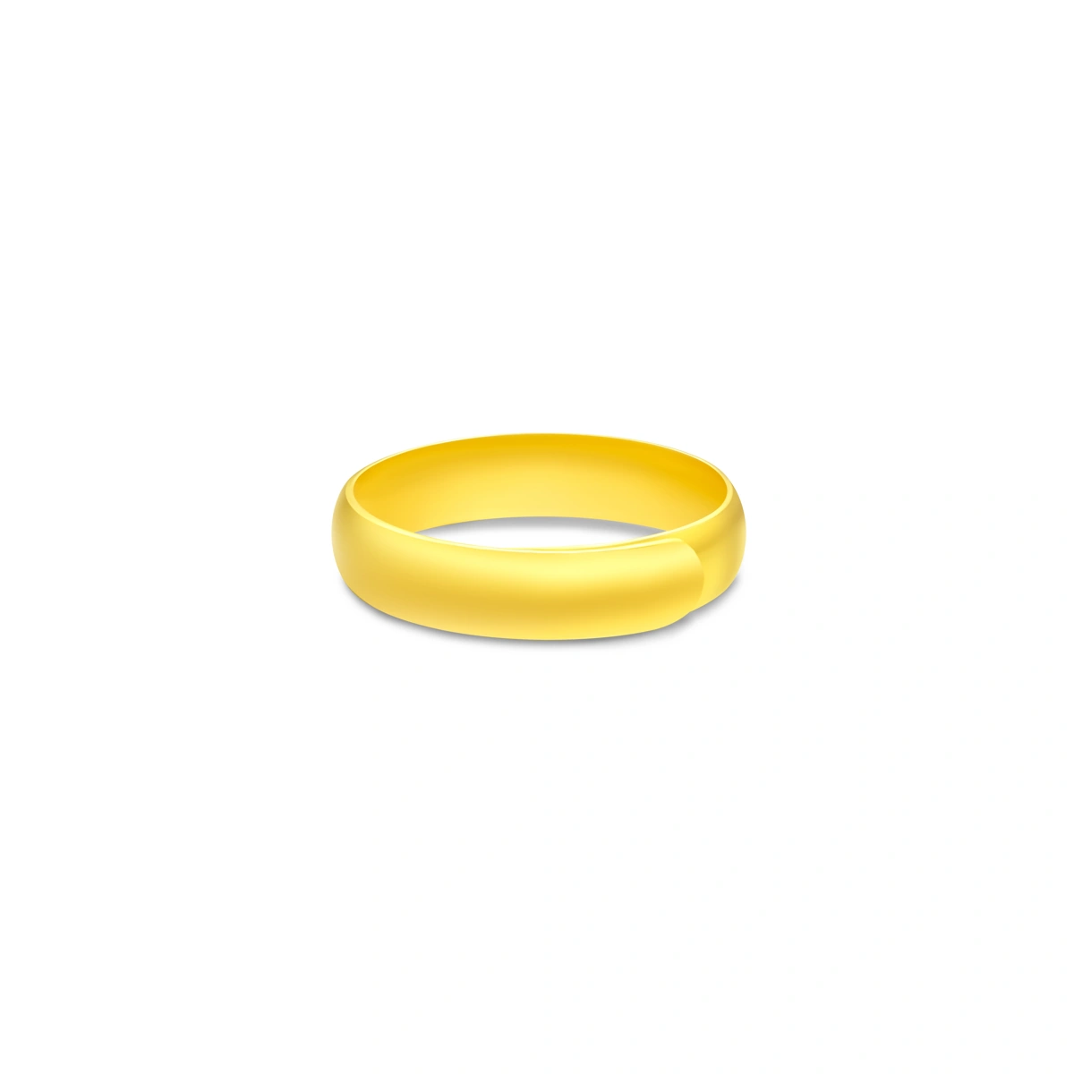 Simple Fu 999.9 Gold ring