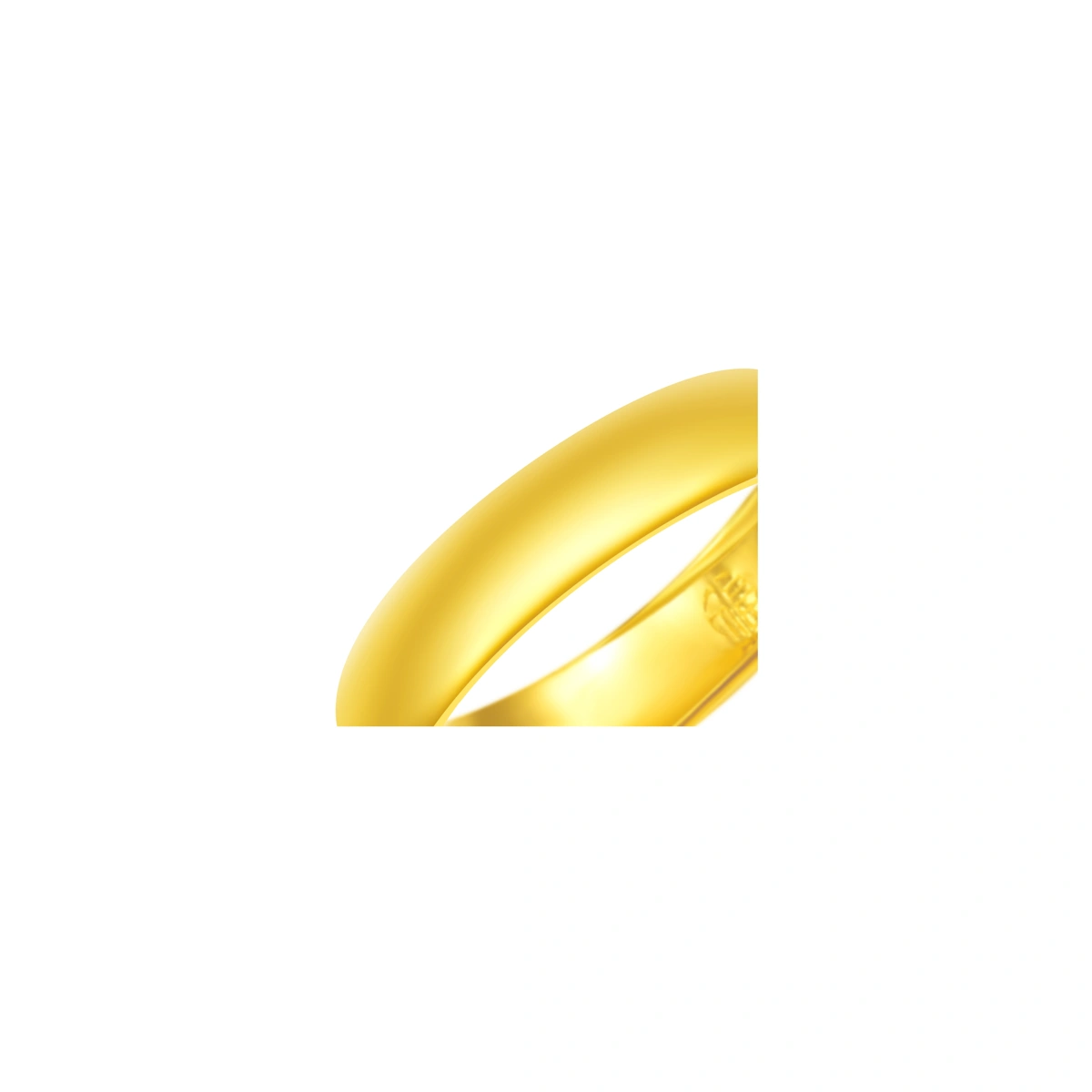Simple Fu 999.9 Gold ring