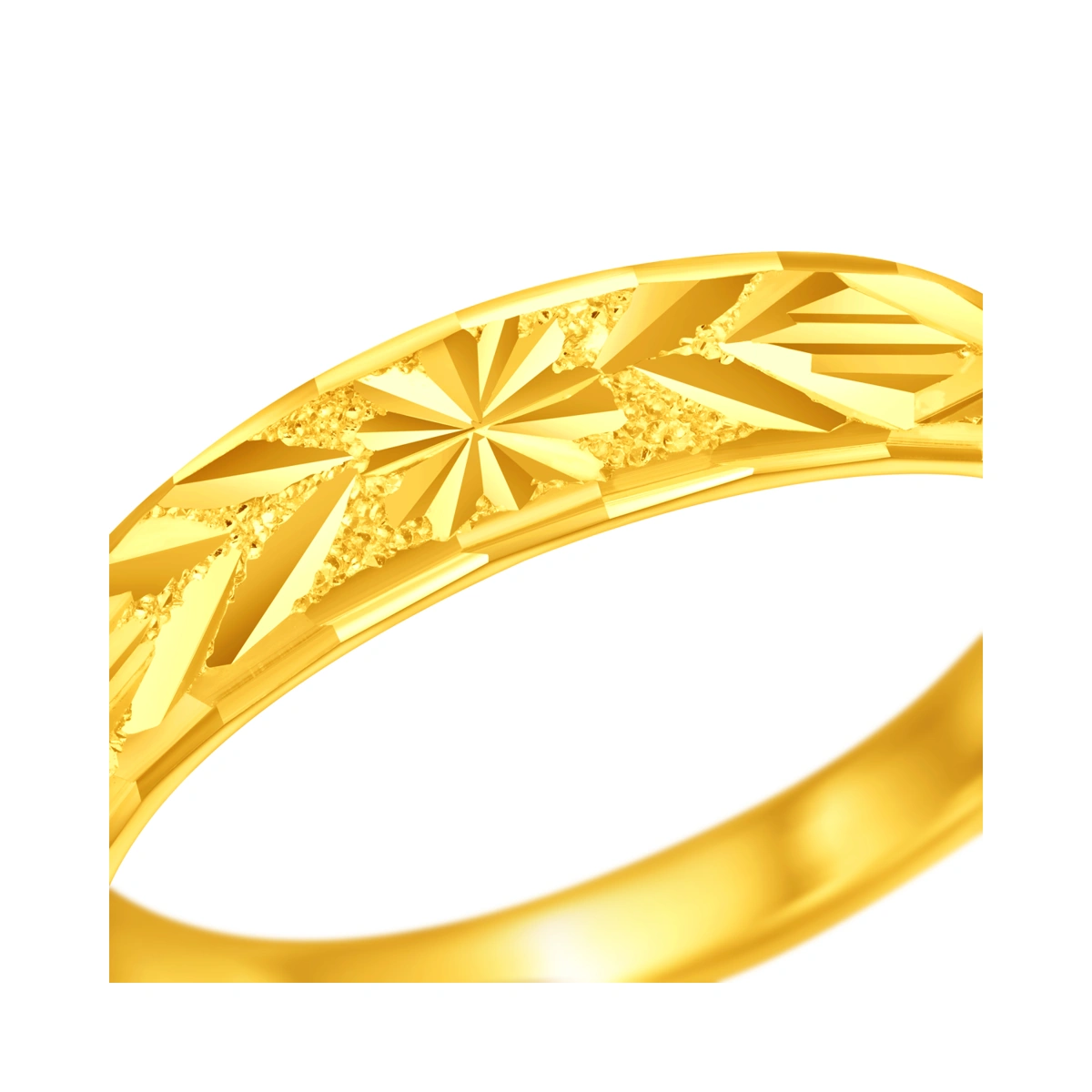 精緻簡約999足金戒指