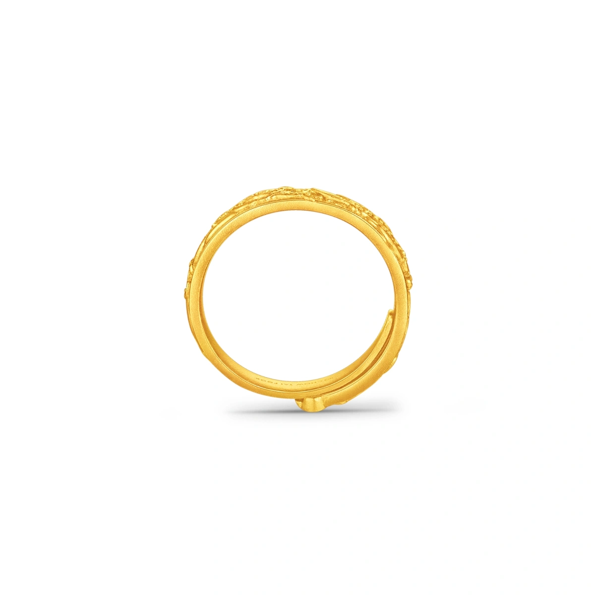 Phoenix Pattern 999 Gold ring