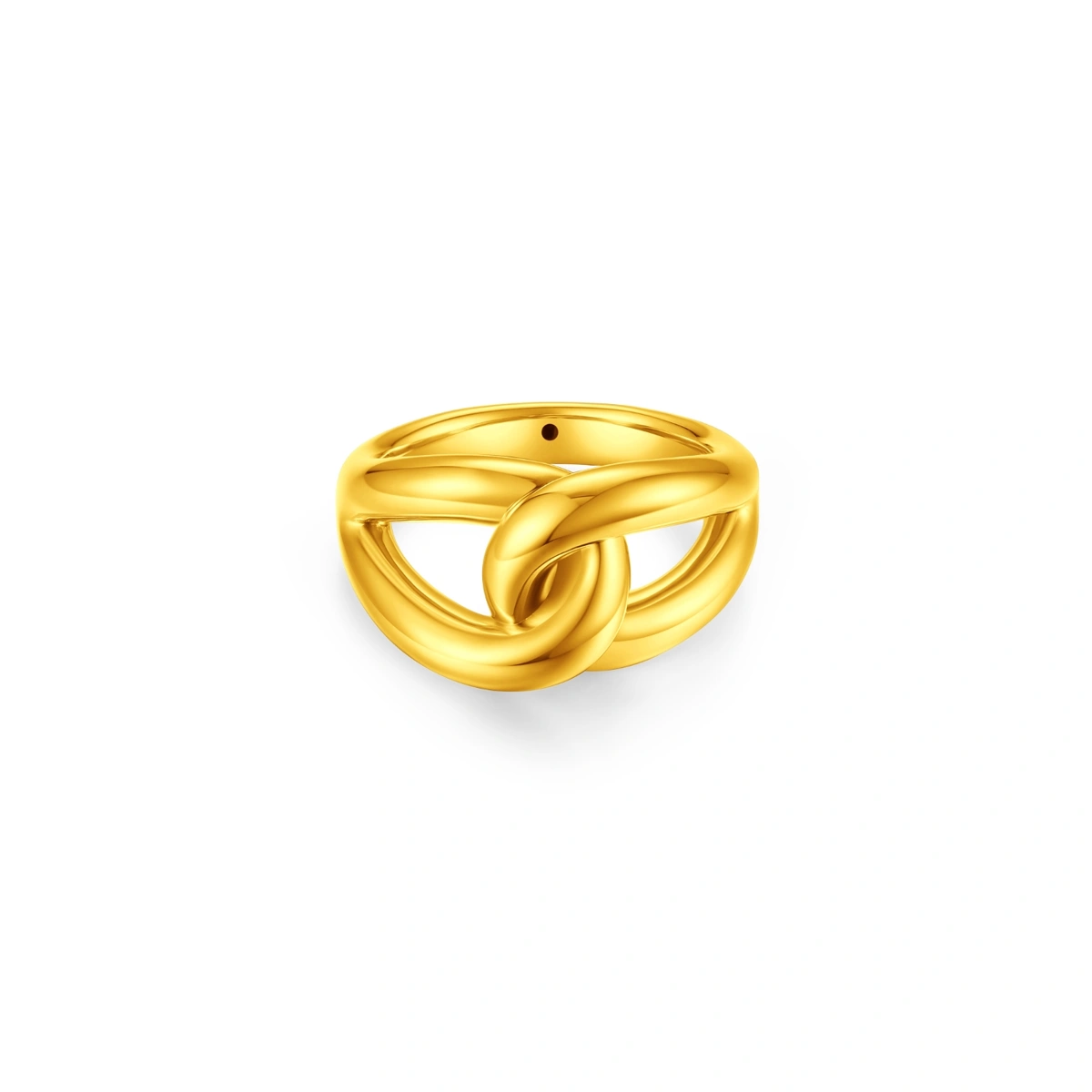 Minimalist Geometric 999 Gold ring