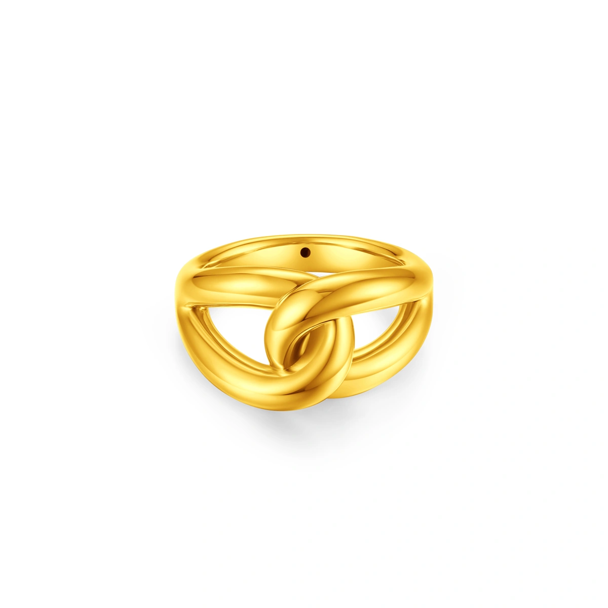 Minimalist Geometric 999 Gold ring