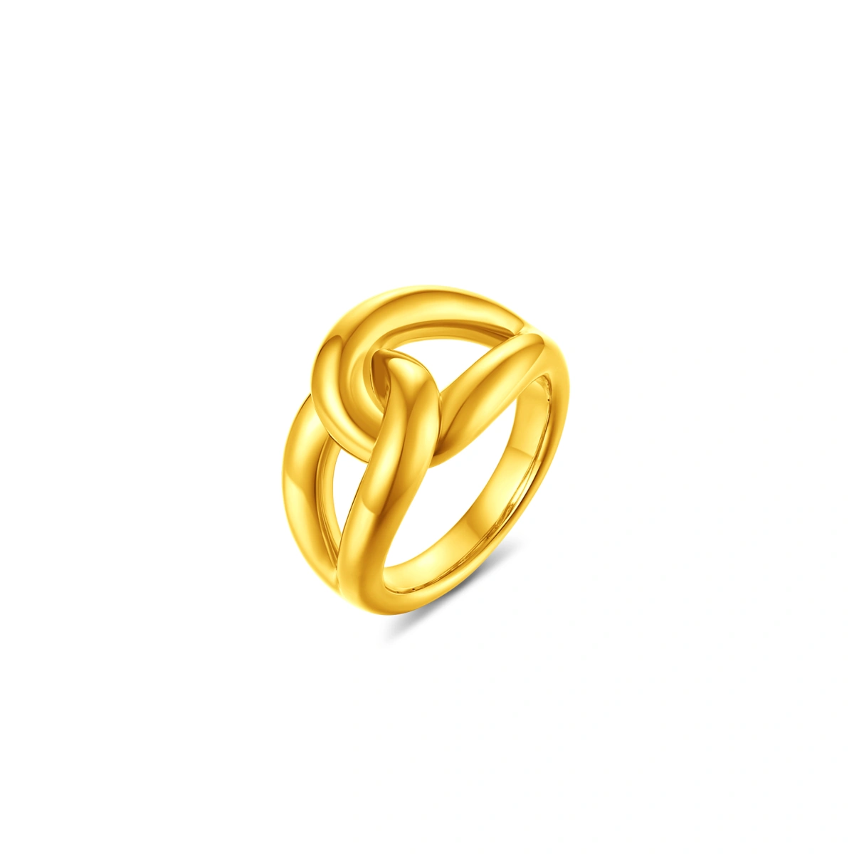 Minimalist Geometric 999 Gold ring