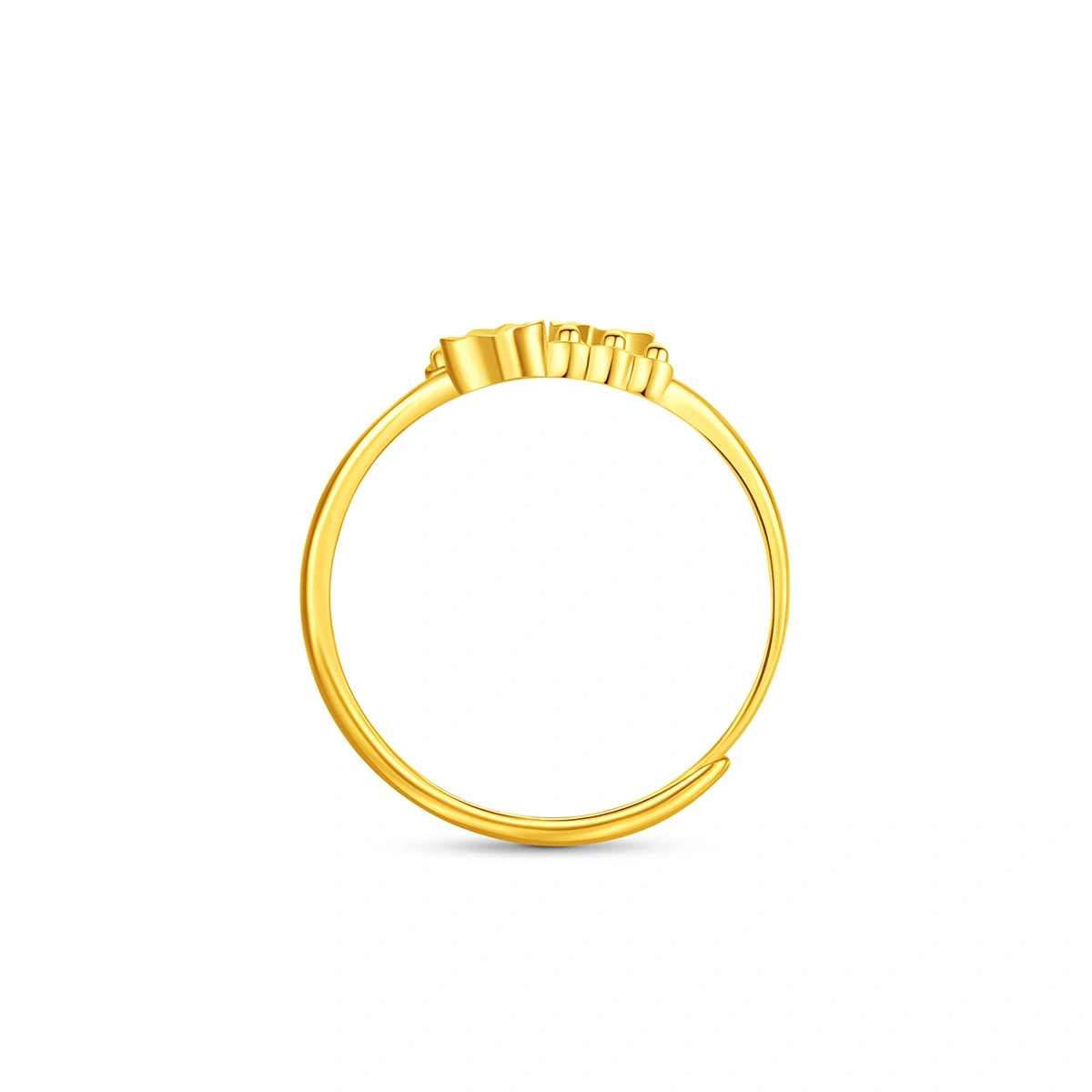 Heart-to-Heart Little Bead 999 Gold ring