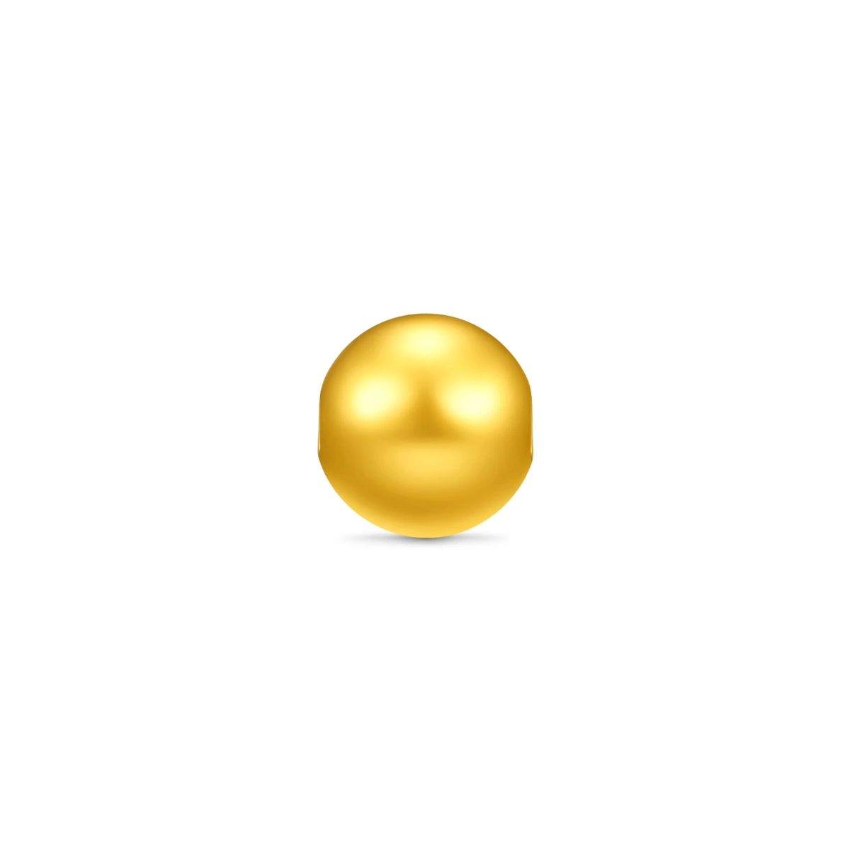 Radiant 999 Gold Bead pendant