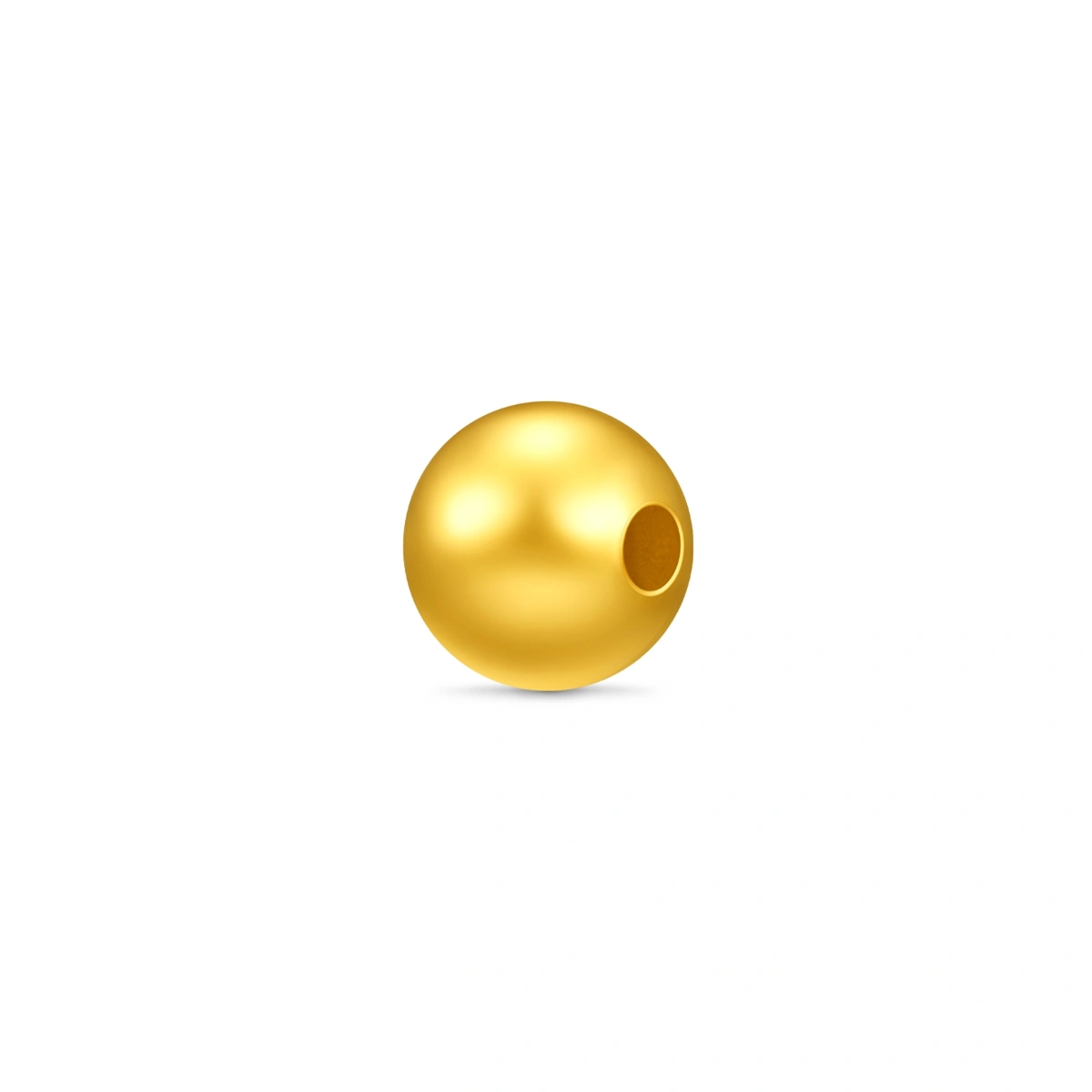 Radiant 999 Gold Bead pendant