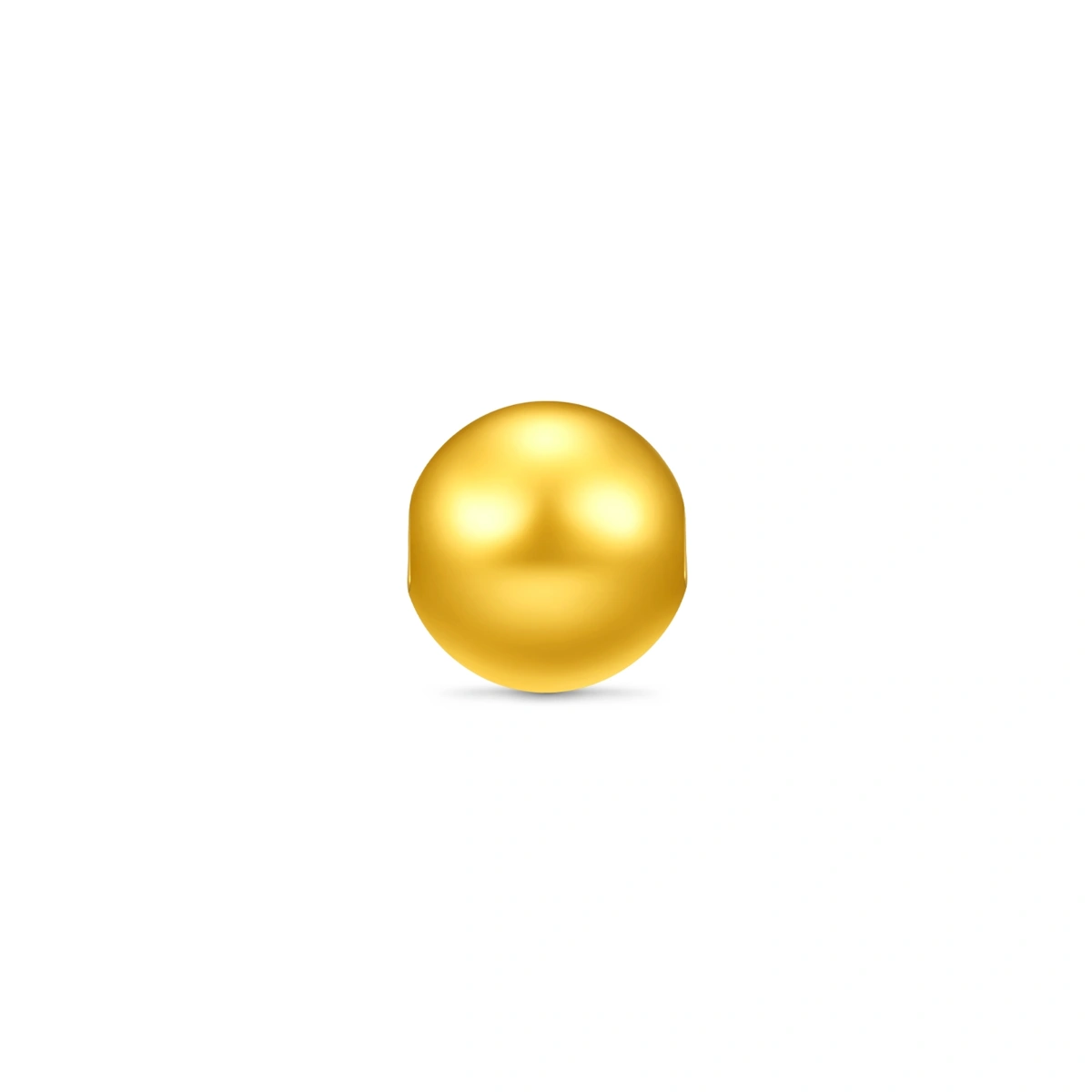 Radiant 999 Gold Bead pendant