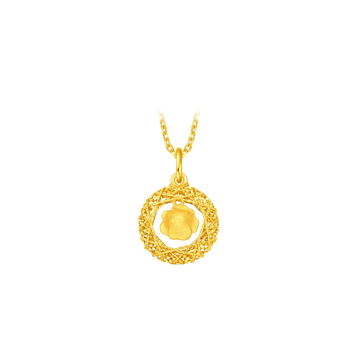Rose Garden 999 Gold pendant