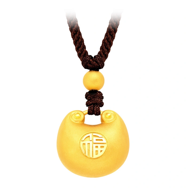 Lucky Bag 999 Gold pendant