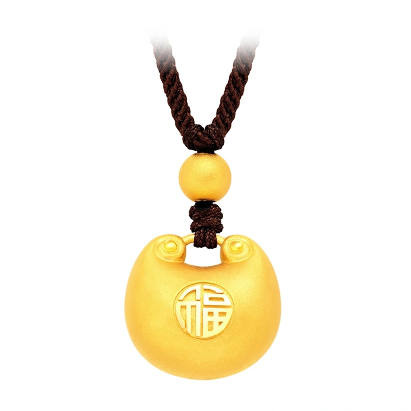 Lucky Bag 999 Gold pendant