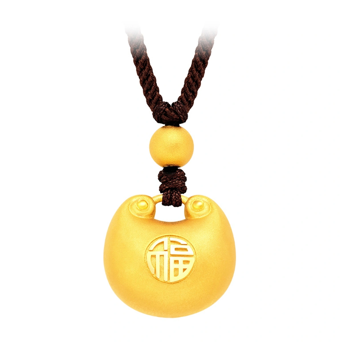 Lucky Bag 999 Gold pendant