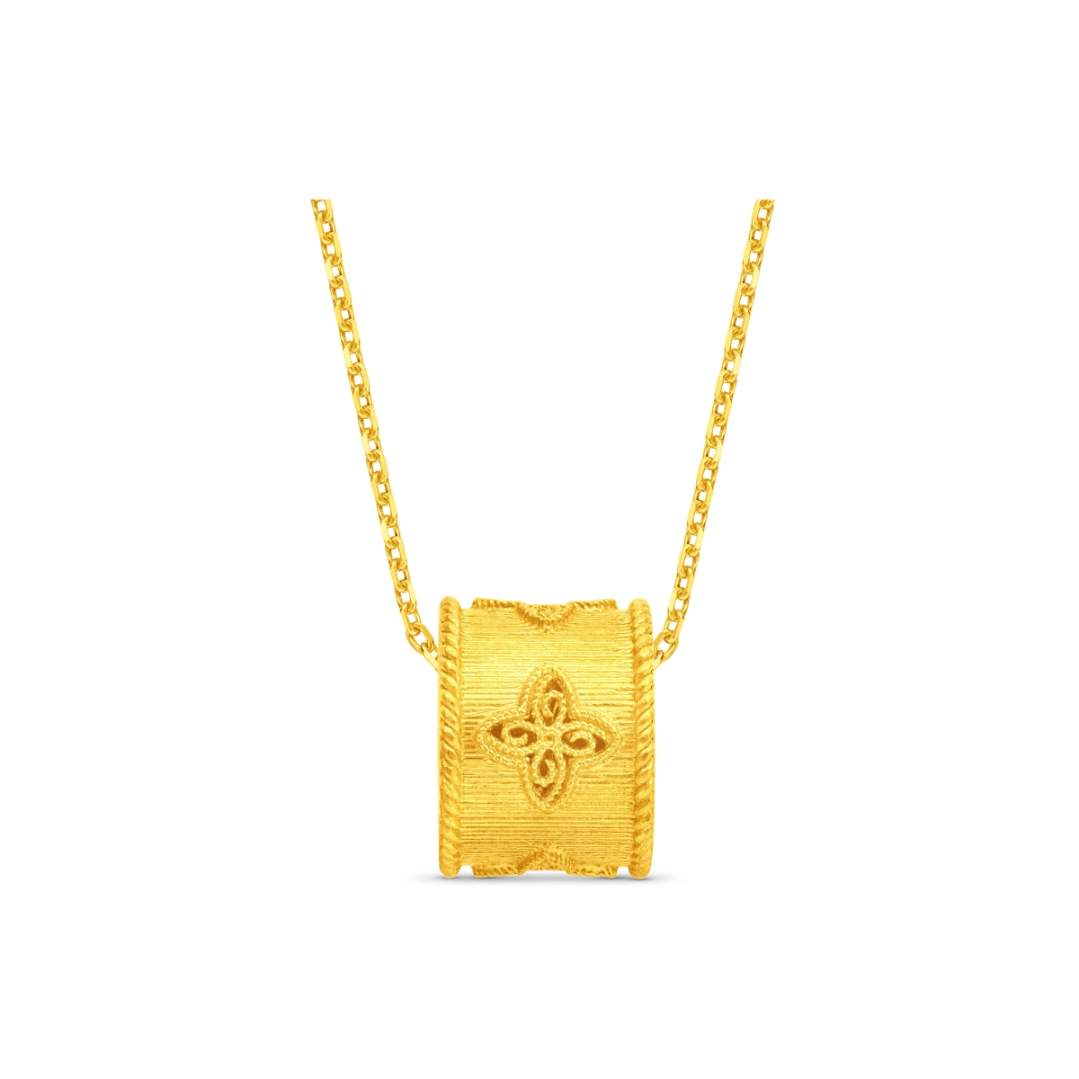 Four Leaf Clover 999 Gold pendant