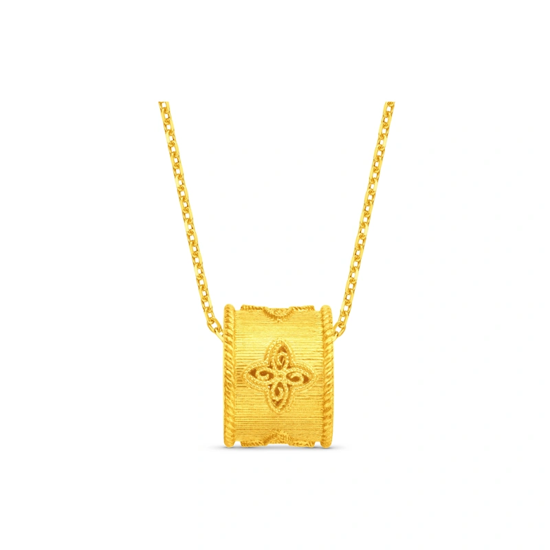 Four Leaf Clover 999 Gold pendant