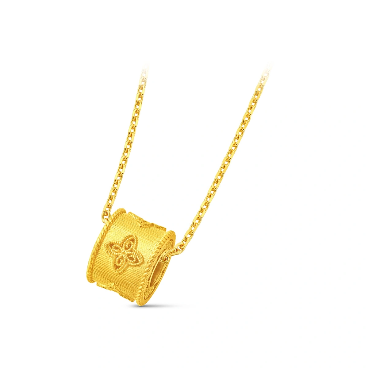 Four Leaf Clover 999 Gold pendant