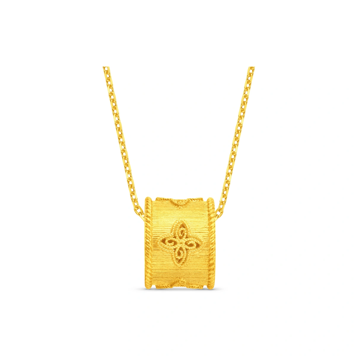 Four Leaf Clover 999 Gold pendant