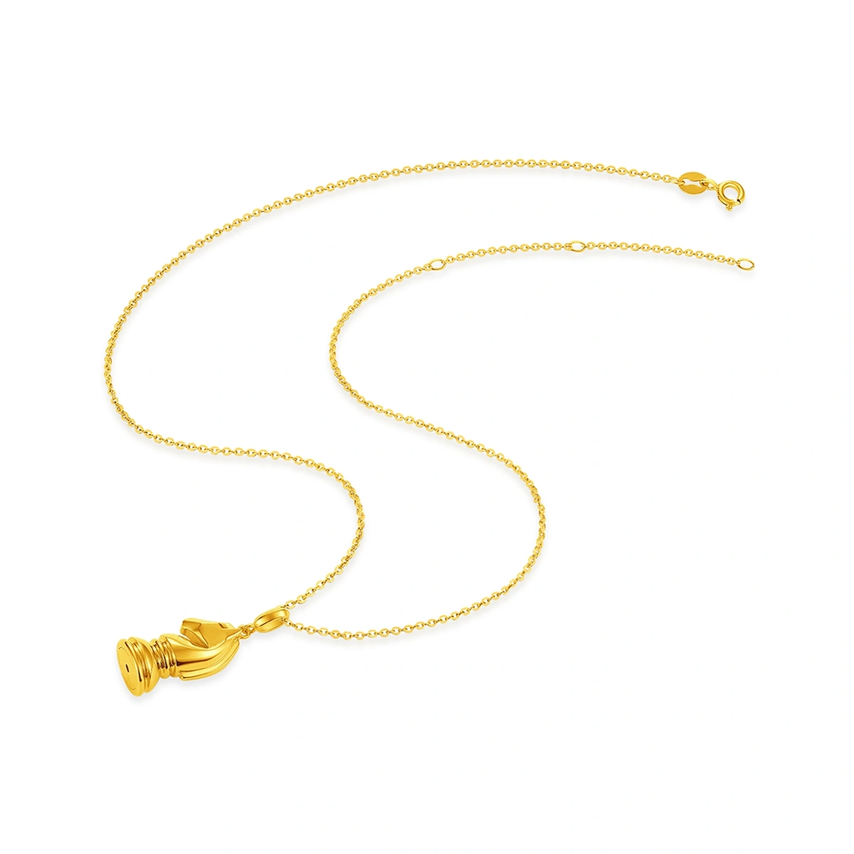 999 Gold pendant