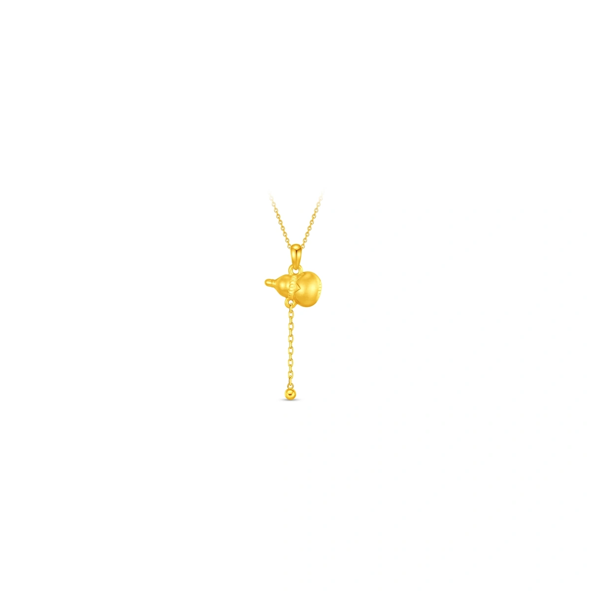 Fortune and Prosperity Gourd 999 Gold pendant