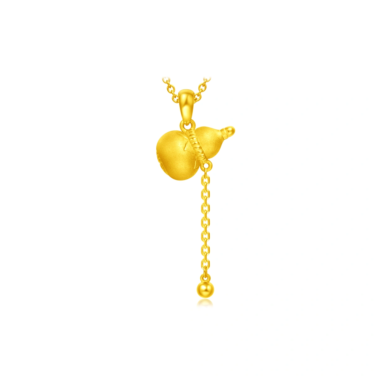 Fortune and Prosperity Gourd 999 Gold pendant