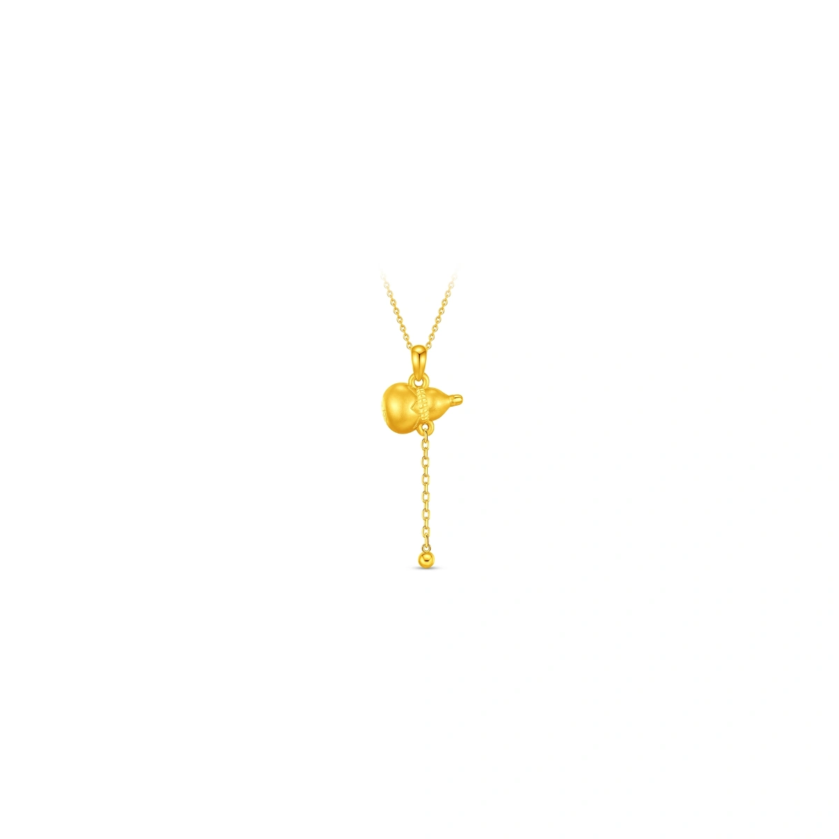 Fortune and Prosperity Gourd 999 Gold pendant