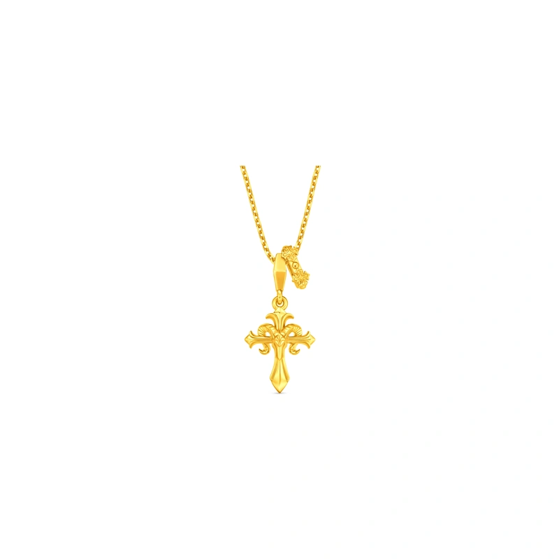 Iris Scepter 999 Gold pendant