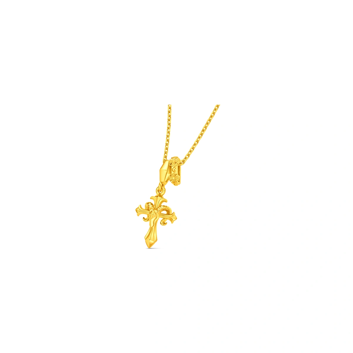 Iris Scepter 999 Gold pendant