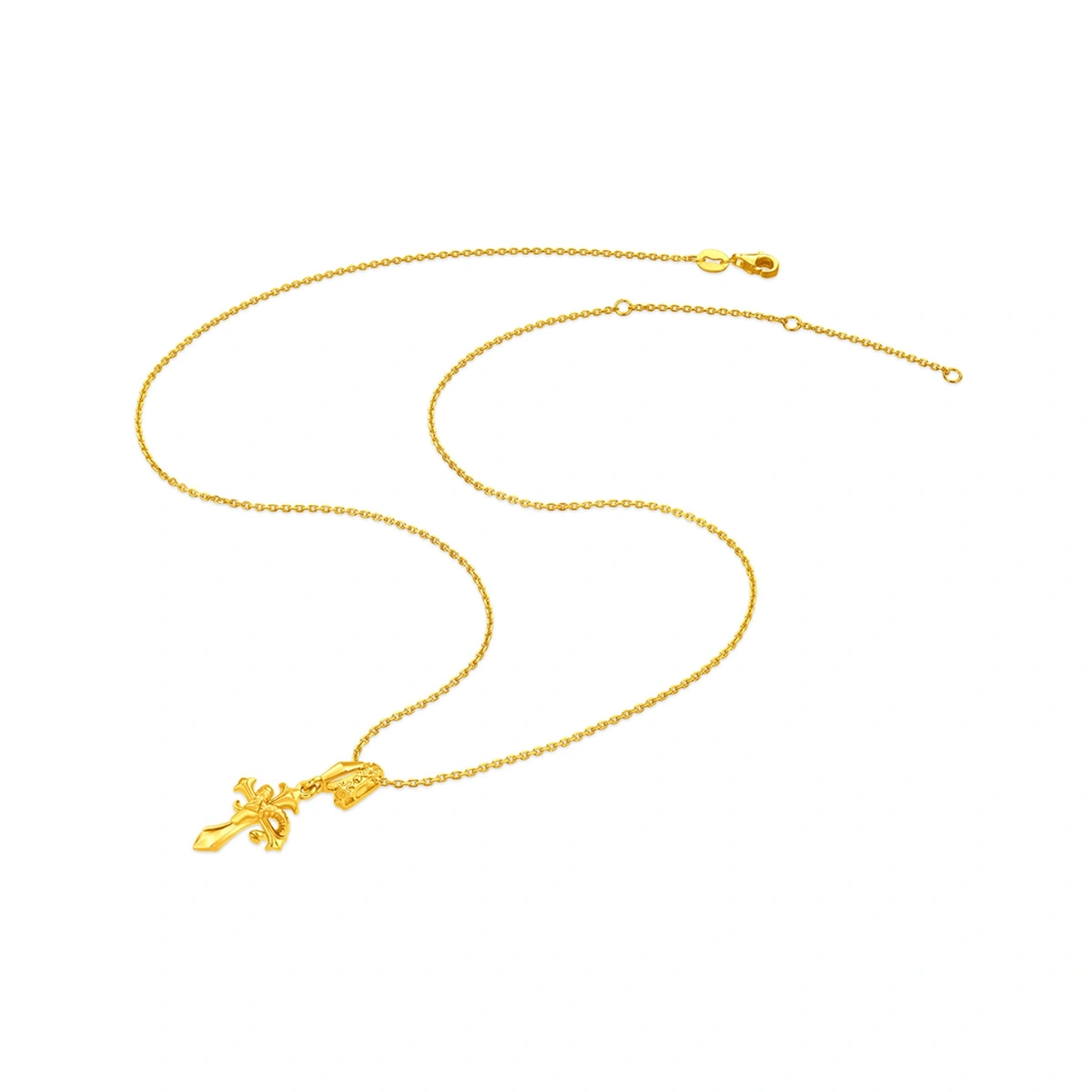 Iris Scepter 999 Gold pendant