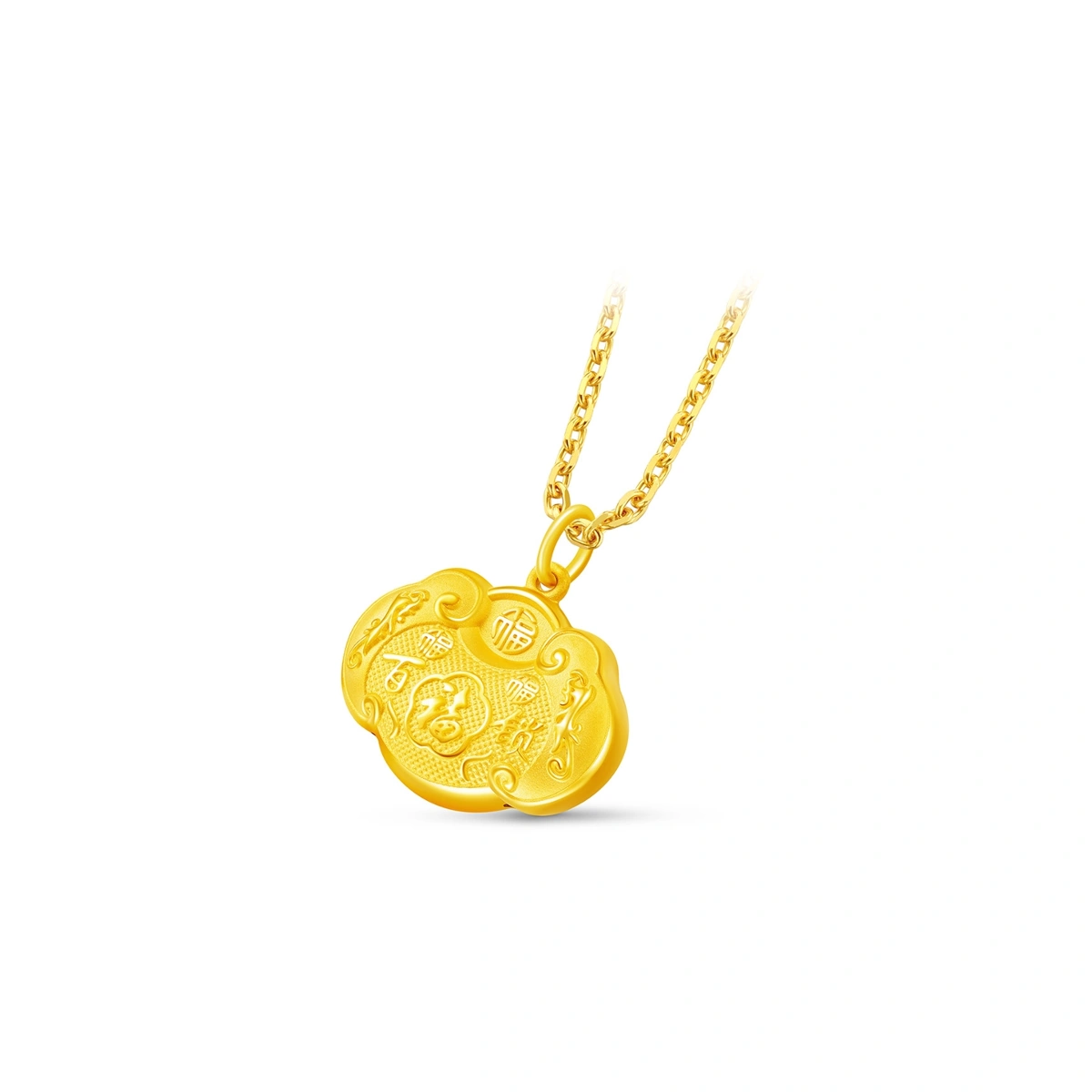 999.9 Gold pendant